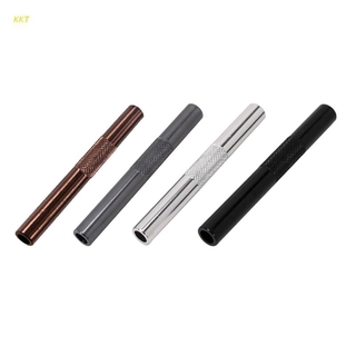 KKT 3PCS/lot 70mm Metal Snorter Hose Tube Sniffer Aluminum Pen Style Snorter Dispenser Smoke Pipe Accessories