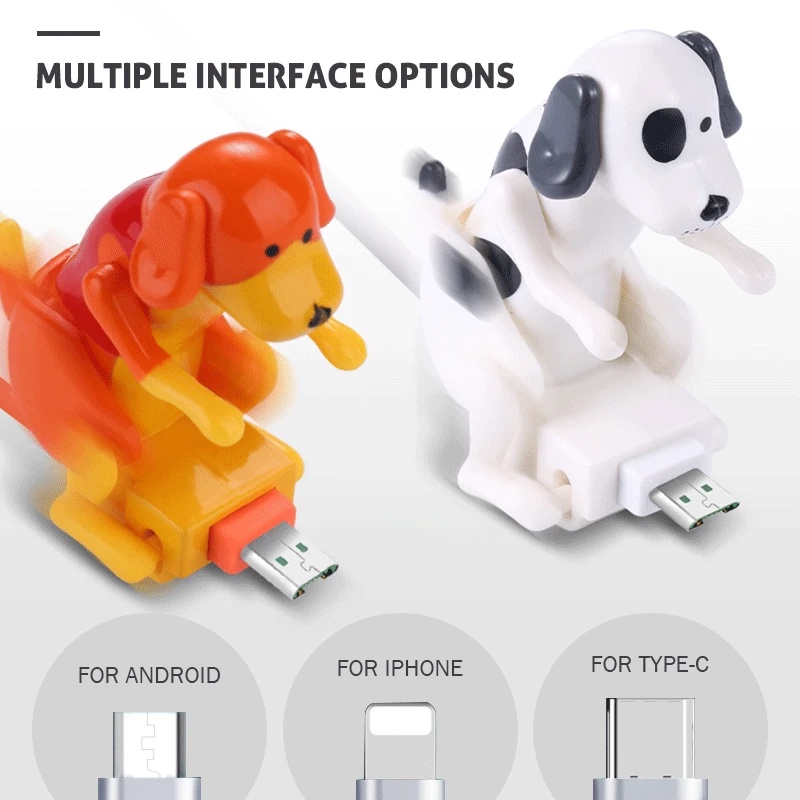 Cabo Carregador De Cachorro Portátil Rápido Adorável Pequeno De Dados USB Para Smartphone Apple Android Nova