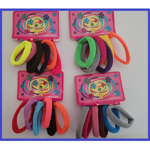 Kit com 24 Unidades Elástico De Cabelo, Xuxinha, Rabico De Cabelo (Colorido). em Oferta na Shopee