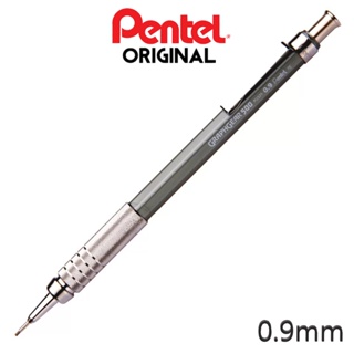 Lapiseira Pentel 0.9 Mm Técnica Graphgear 500 Grip Metal em Oferta na Shopee