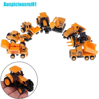 [Auspiciousrui01 8 Estilos De Engenharia De Liga De Carro Trator De Carros De Brinquedo Modelo De Caminhão-Caçambas Para