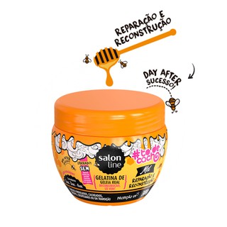 Gelatina Salon Line Capilar Tratamento To De Cachos 300g Geleia Mel Shopee Brasil