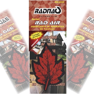 Aromatizante Cheirinho Automotivo Para Carro e Ambiente Folhinha Odorizante Radnaq Obsession em Oferta na Shopee