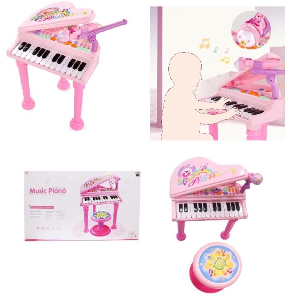 Teclado Infantil Eletrônico Musical para Criança com Microfone Preto BBR -  BBR toys - Teclado Infantil - Magazine Luiza