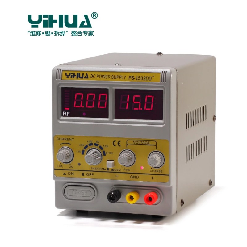 Fonte de bancada digital yihua 1502DD ou 1502DD+ 127v **envio aleatório conforme em estoque**