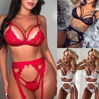 Conjunto De Pijama Feminino Liga Com Três Peças