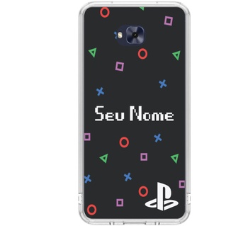 Capa de Celular Capinha Asus Zenfone 4 Selfie Personalizada  - Playstation Com Nome