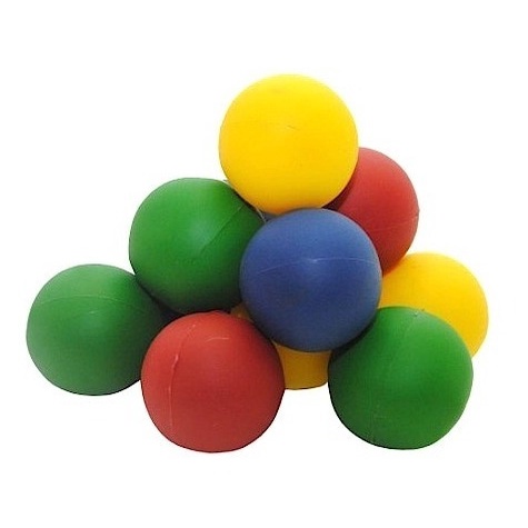 Bola Borracha Frescobol Taco Bets Fisioterapia Kit C/80