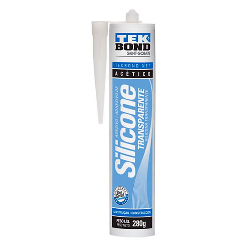 Silicone Incolor Acético Tubo 280 GR Incolor 22034002000 TEKBOND - Home & Living