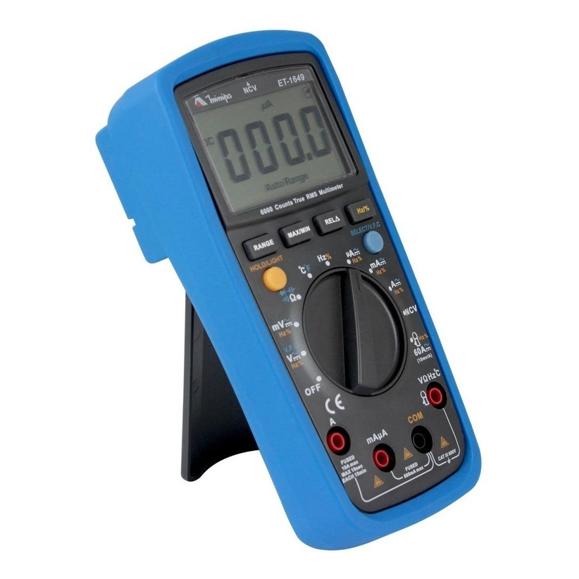 Multímetro Digital ET-1649 Minipa Portátil True RMS AC em Oferta na Shopee