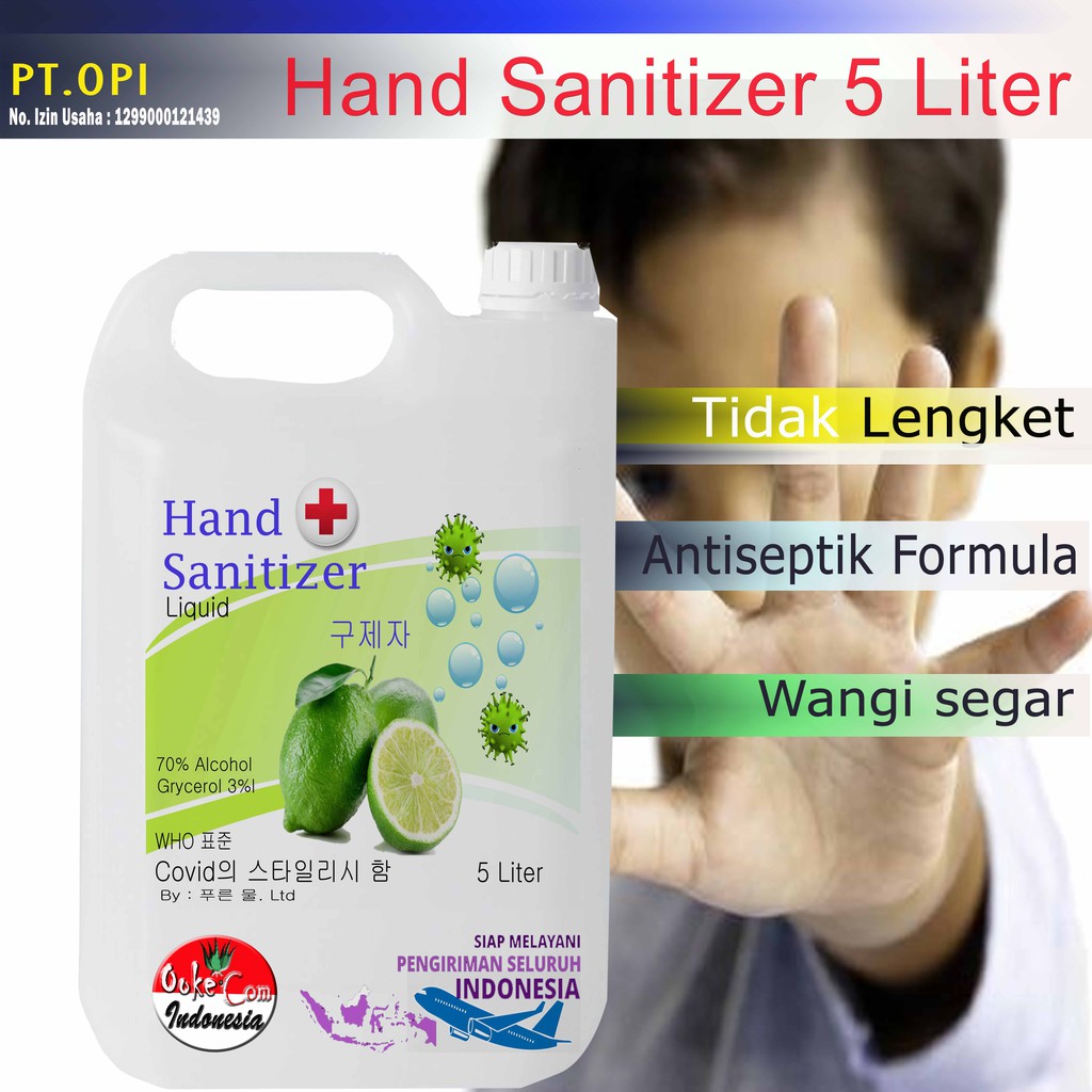 Higienizador De Mãos gel Líquido | De 1 Litro 500ml Variante Fina Coreana (OC)
