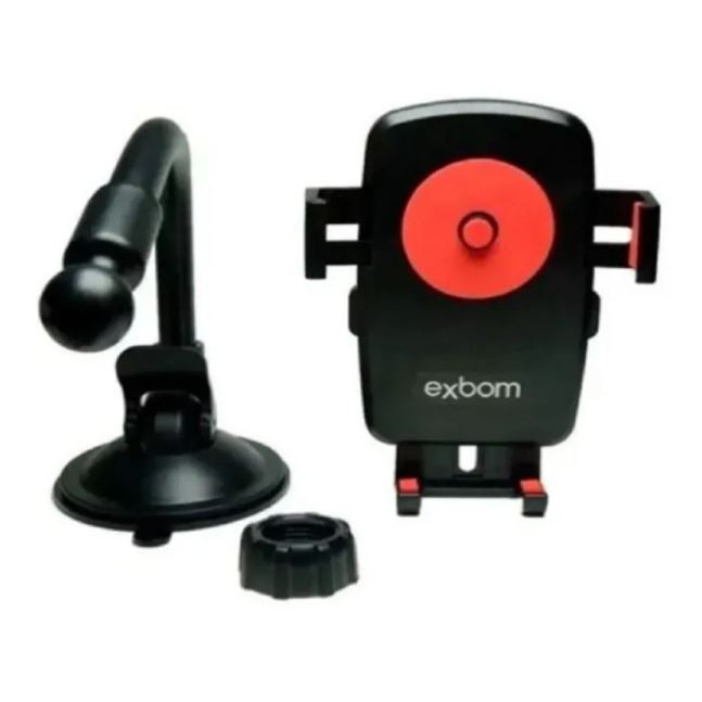 Suporte Carro Celular Gps Vidro Articulado T24