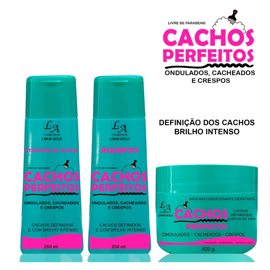 Kit Cachos perfeitos - Ondulados, Cacheados e Crespos - Definição de ...