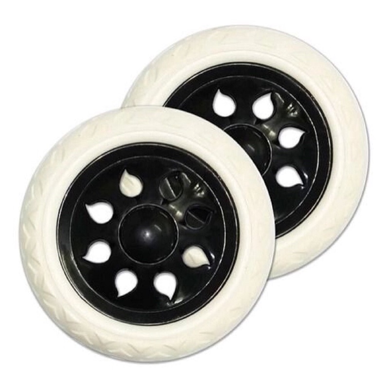 Kit 2 Rodinhas Roda Para Carrinho De Compras Feira Maleiro