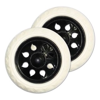 Kit 2 Rodinhas Roda Para Carrinho De Compras Feira Maleiro