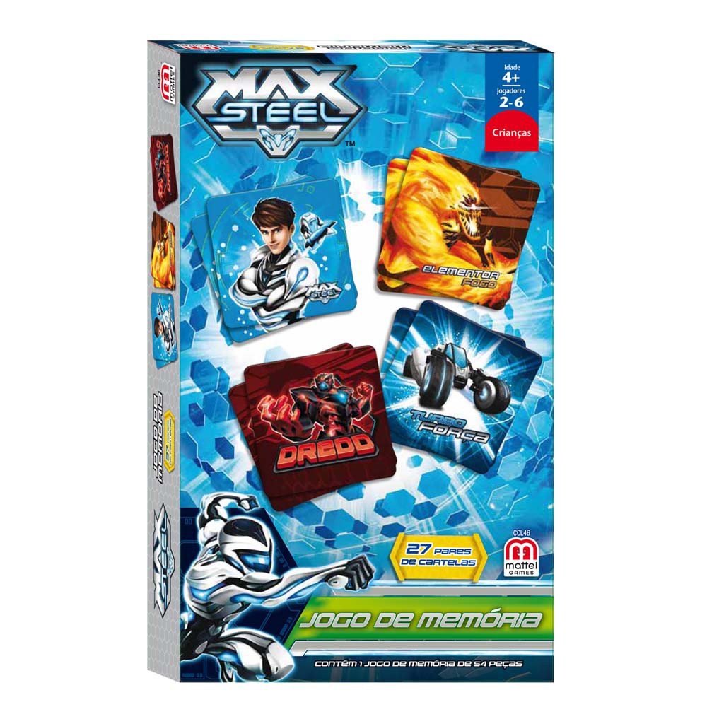 Jogo da Memória Max Steel - Mattel