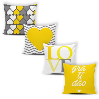 Kit 04 Capas de Almofada Decorativas Modern Pictury - 025