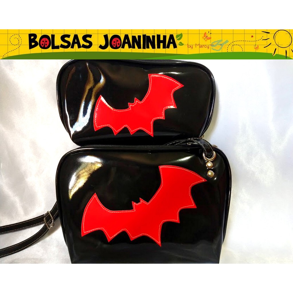 Kit Bolsa Necessaire Morcego Shopee Brasil 0304