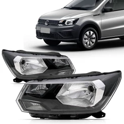 Farol Saveiro 2017 2018 2019 Gol Voyage G8 2018 2019 2020 Foco Simples Máscara Negra