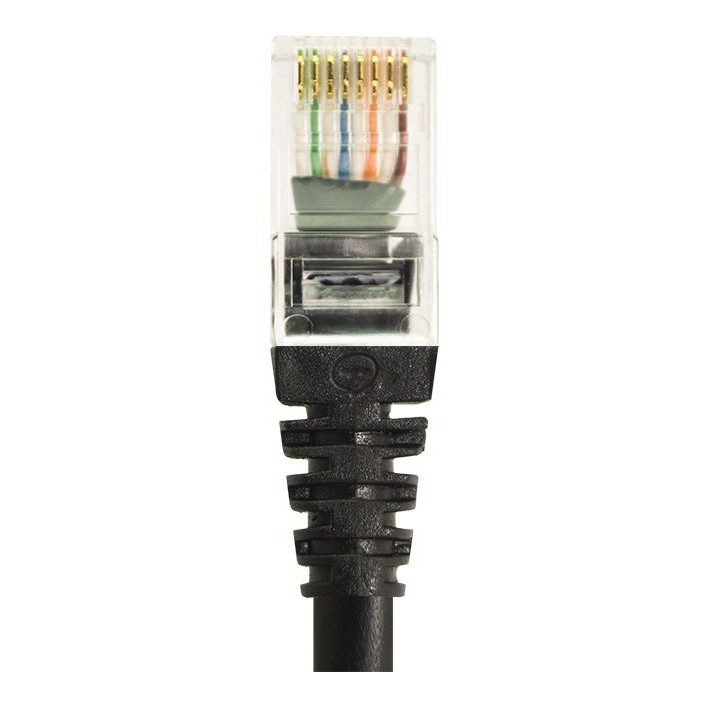 Cabo Internet 1 Un. 2 Metros + 1 Un 80 Centímetros Preto Rj4
