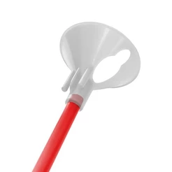Kit Suporte para Balão 33cm - Vermelho - 10 Unidades - Rizzo Embalagens