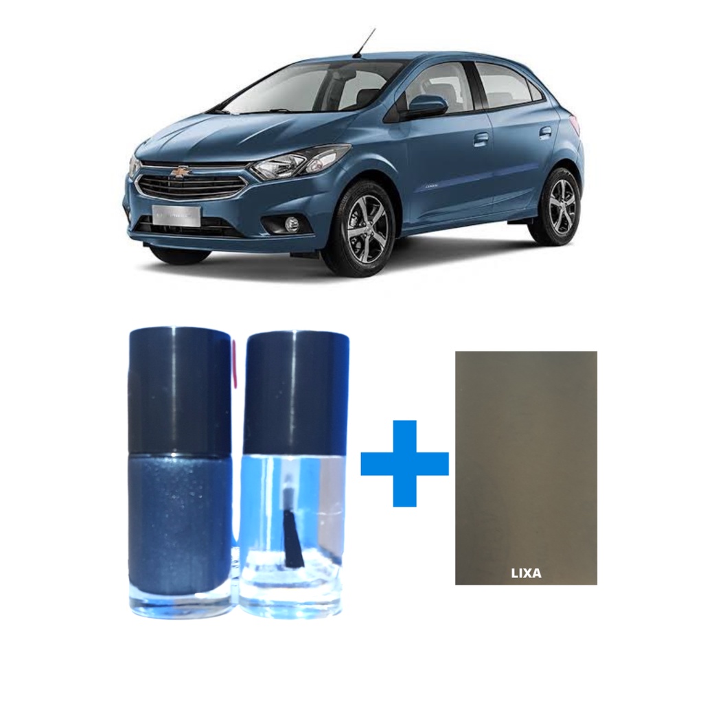 Tinta Tira Risco Automotiva Gm Onix Azul Seeker 2020 2021 2022