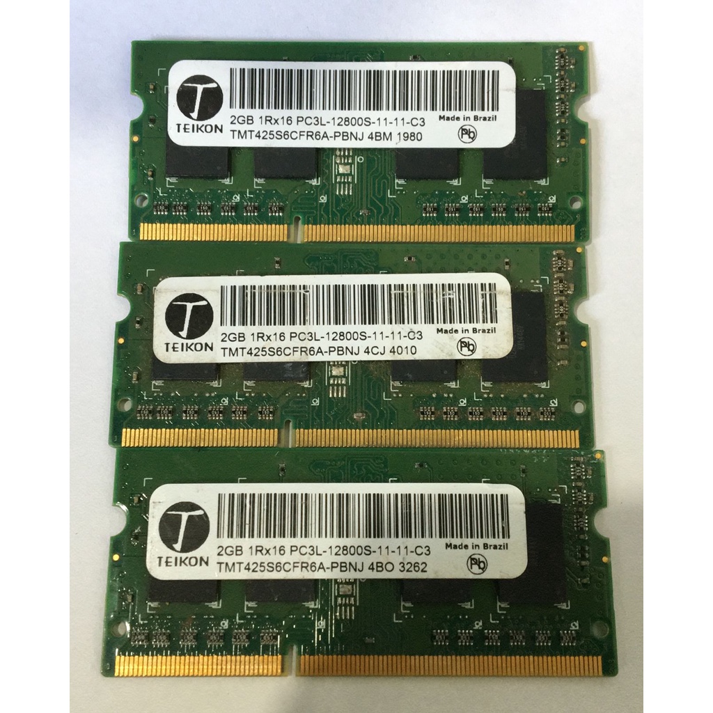 Memória Teikon Notebook 2gb Ddr3 1600mhz