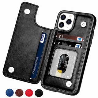 Capa Carteira Retrô De Couro Com Flip Para iPhone 13/12 Mini Pro Max