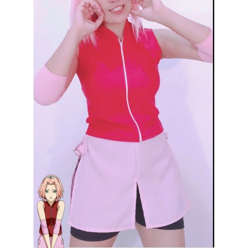 Sakura Haruno Cosplay Roupa: Onde Comprar | BuscaProdutos