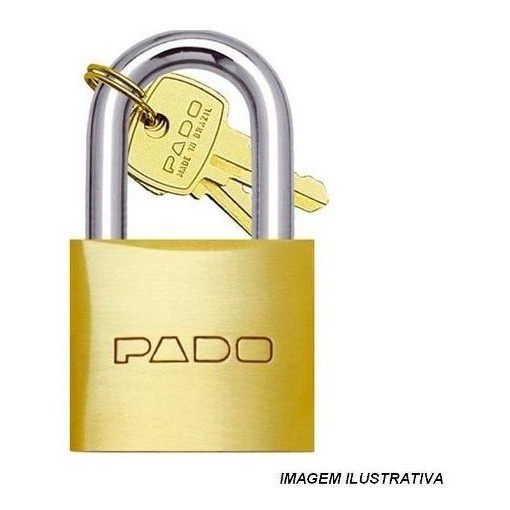 Cadeado Pado 45mm Caixa 5 Peças Mesmo Segredo