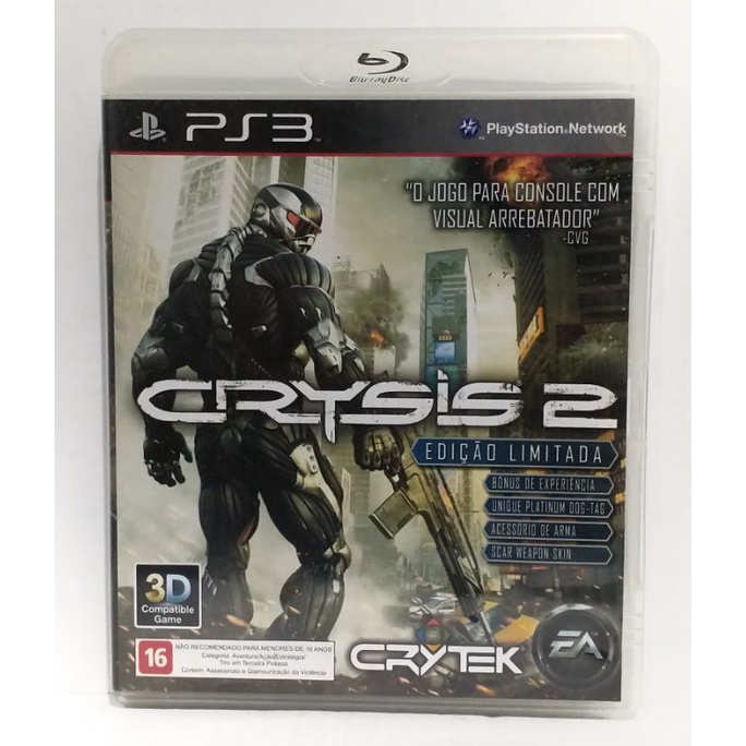 Crysis 2 - PS3 Original Usado