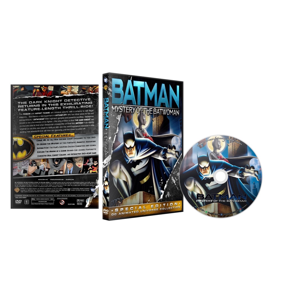 Dvd Batman: O Mistério Da Mulher-morcego (2003) Dual Áudio
