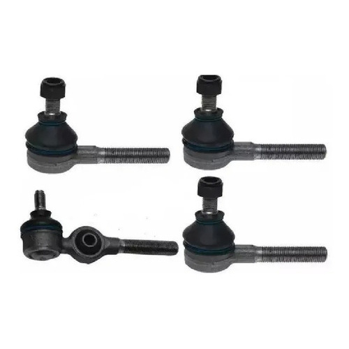 Kit 4 Terminal Direção Fusca Brasilia Variant (sist. Pivo)