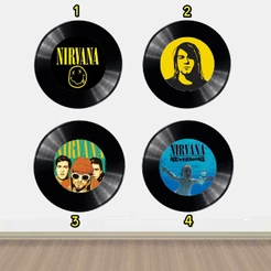 Disco Vinil Nirvana Banda LP Decoração