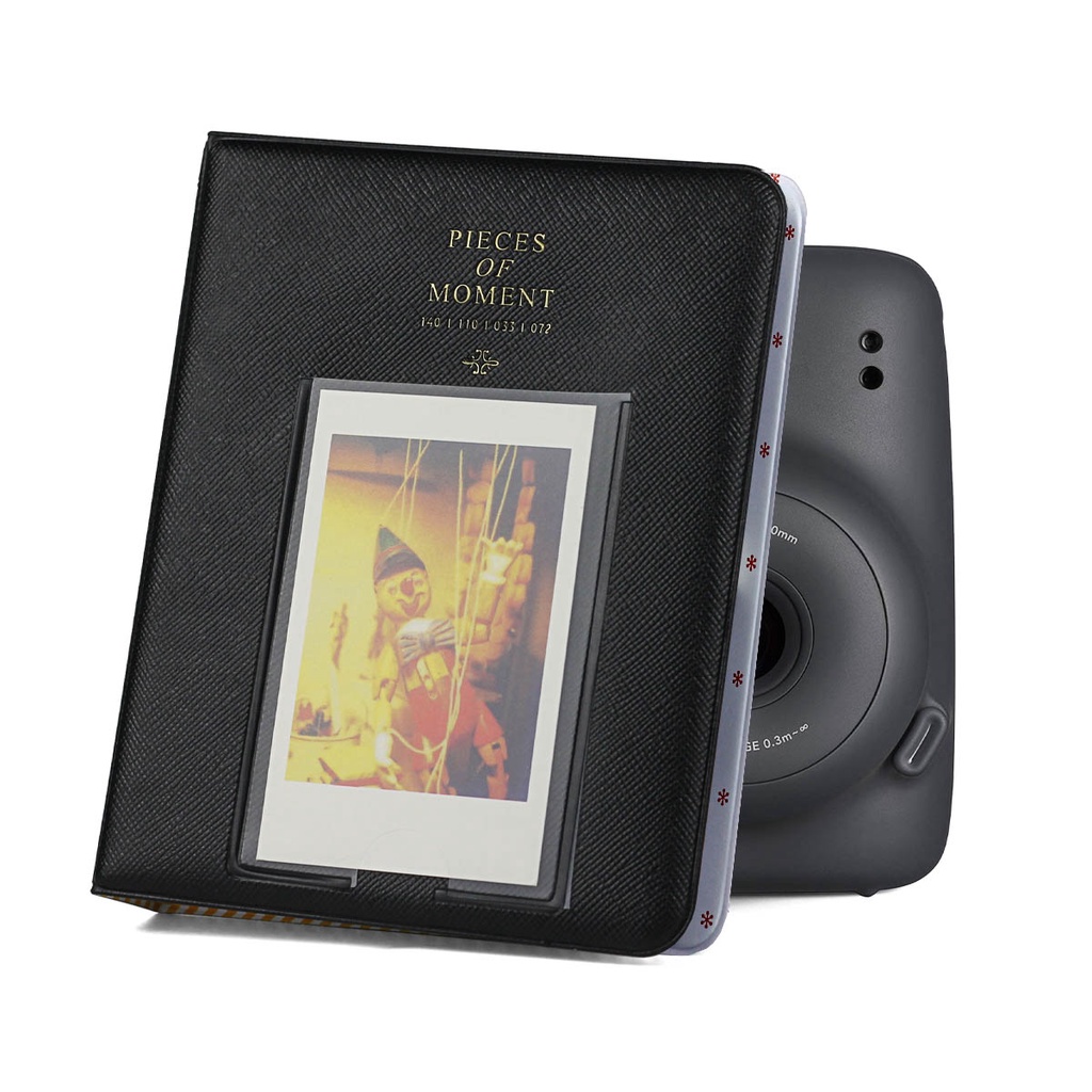 Álbum de Fotos Instax Mini para 64 fotos Pieces of Moment Preto