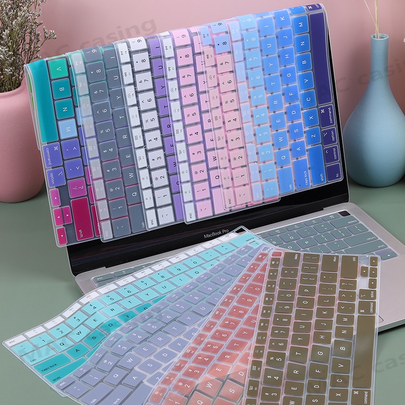 2023 US silicone keyboard cover for Macbook Air 15 M2 A2941 2022 Air 13.6 A2681 Keyboard Soft rubber sleeve for Macbook Air/Pro13 14 15 16 inch A2337 A2289 A2442 A2780