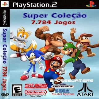 Super Coleção 7784 Jogos Super Nitendo, Atari, Sega Ps2