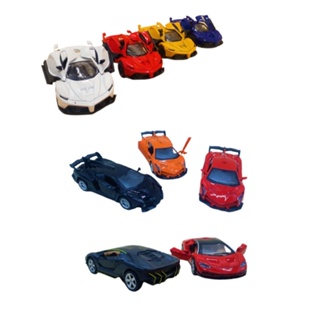 Carro Miniatura de Ferro a Fricção Lamborghini Colecionável Abre as Portas Fricção em Oferta na Shopee