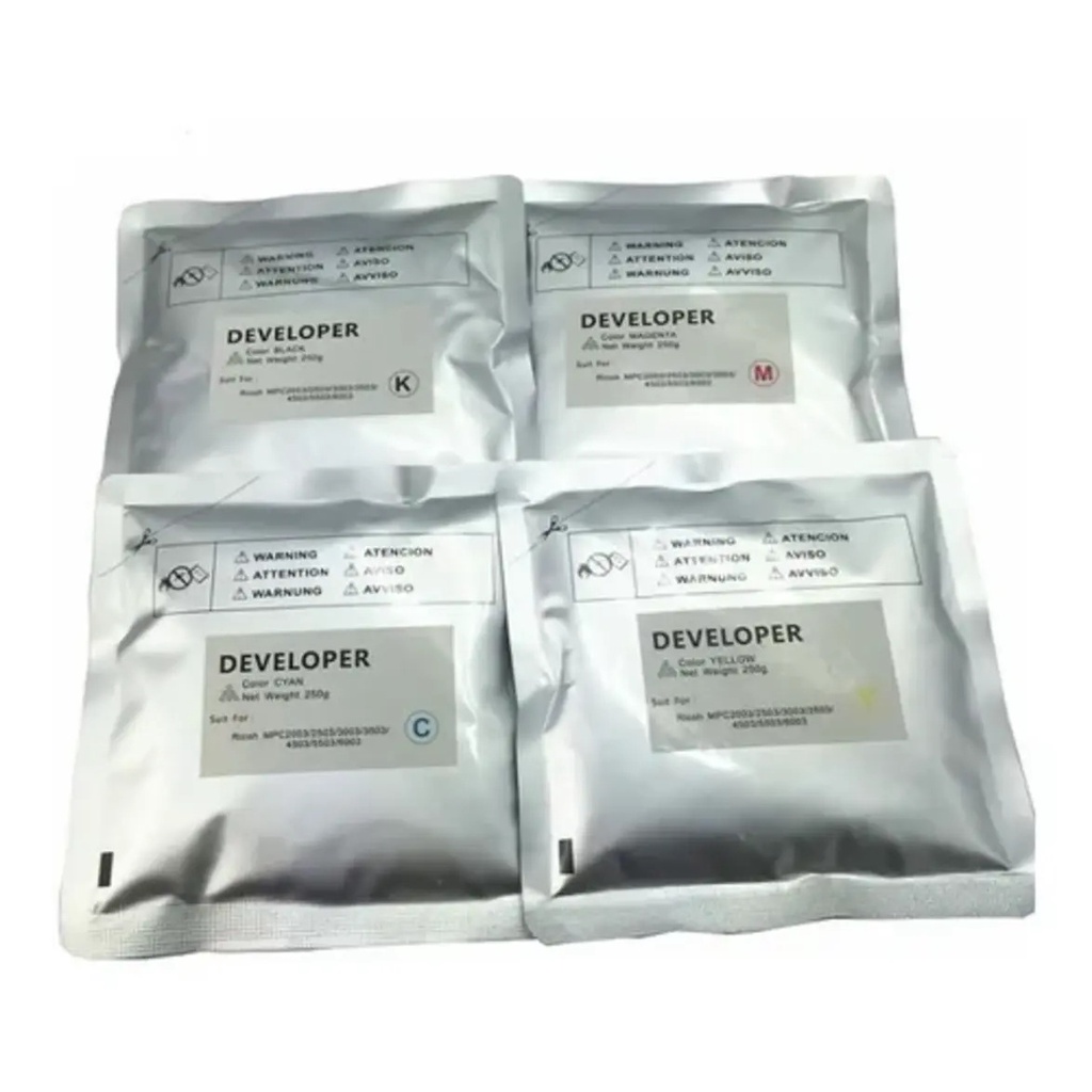 Kit Revelador Compativel P/Ricoh MP C2003 MPC6004 MPC4504