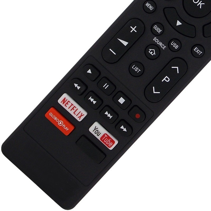 Controle Tv P hilco Smart 4k Tecla Netflix Globo Play You Tube — imagem 2 de 2