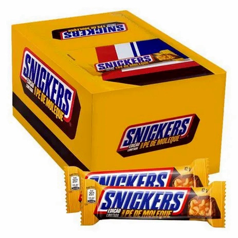 Chocolate Snickers Pé De Moleque 42g c/20un - Mars