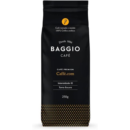 Café Torrado e Moído Baggio Premium Caffé.com 250g