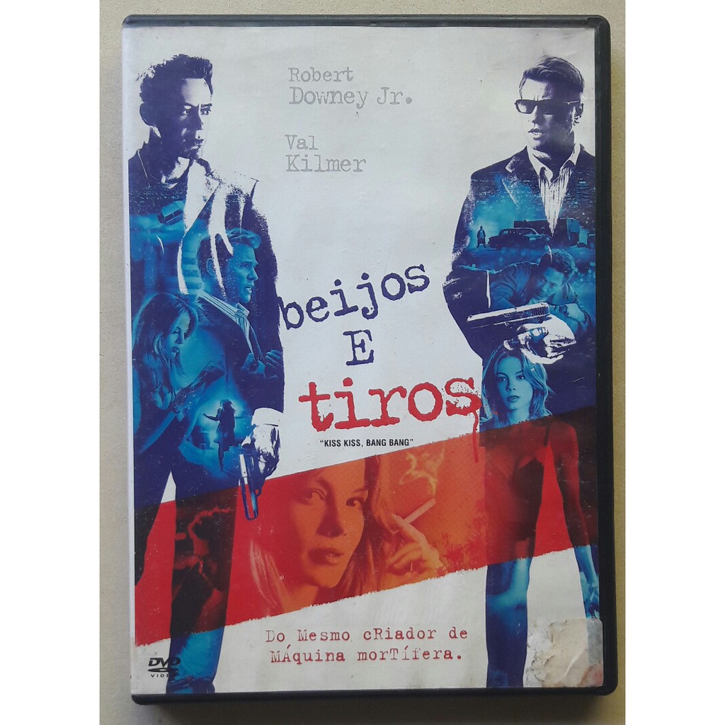 Dvd Beijos E Tiros Val Kilmer 2005 Shane Black Filme