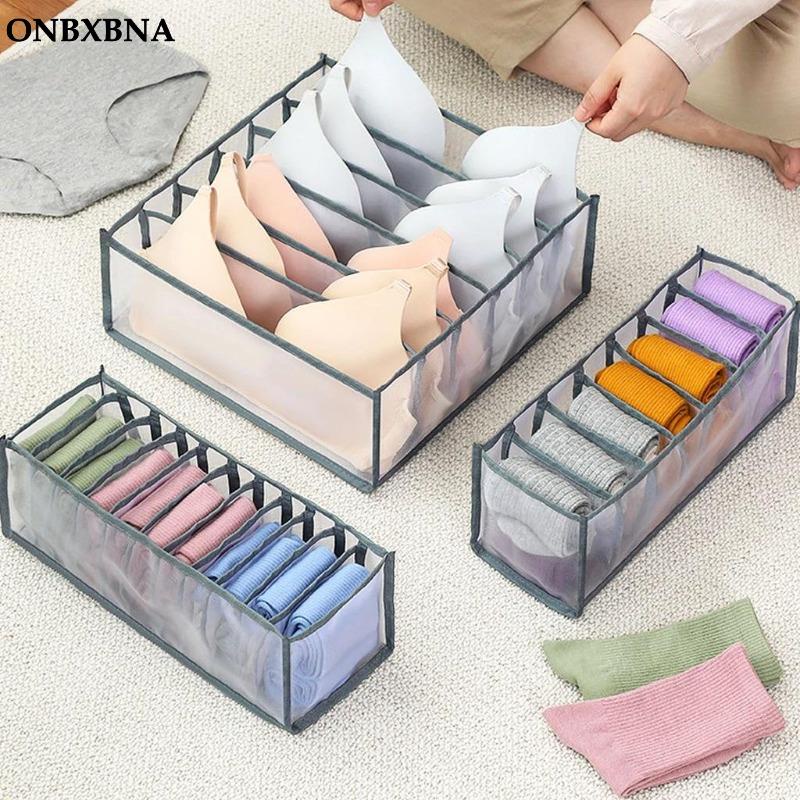 Organizador De Roupa Interior/Meias/Gaveta Tipo Separada Caixa De Armazenamento