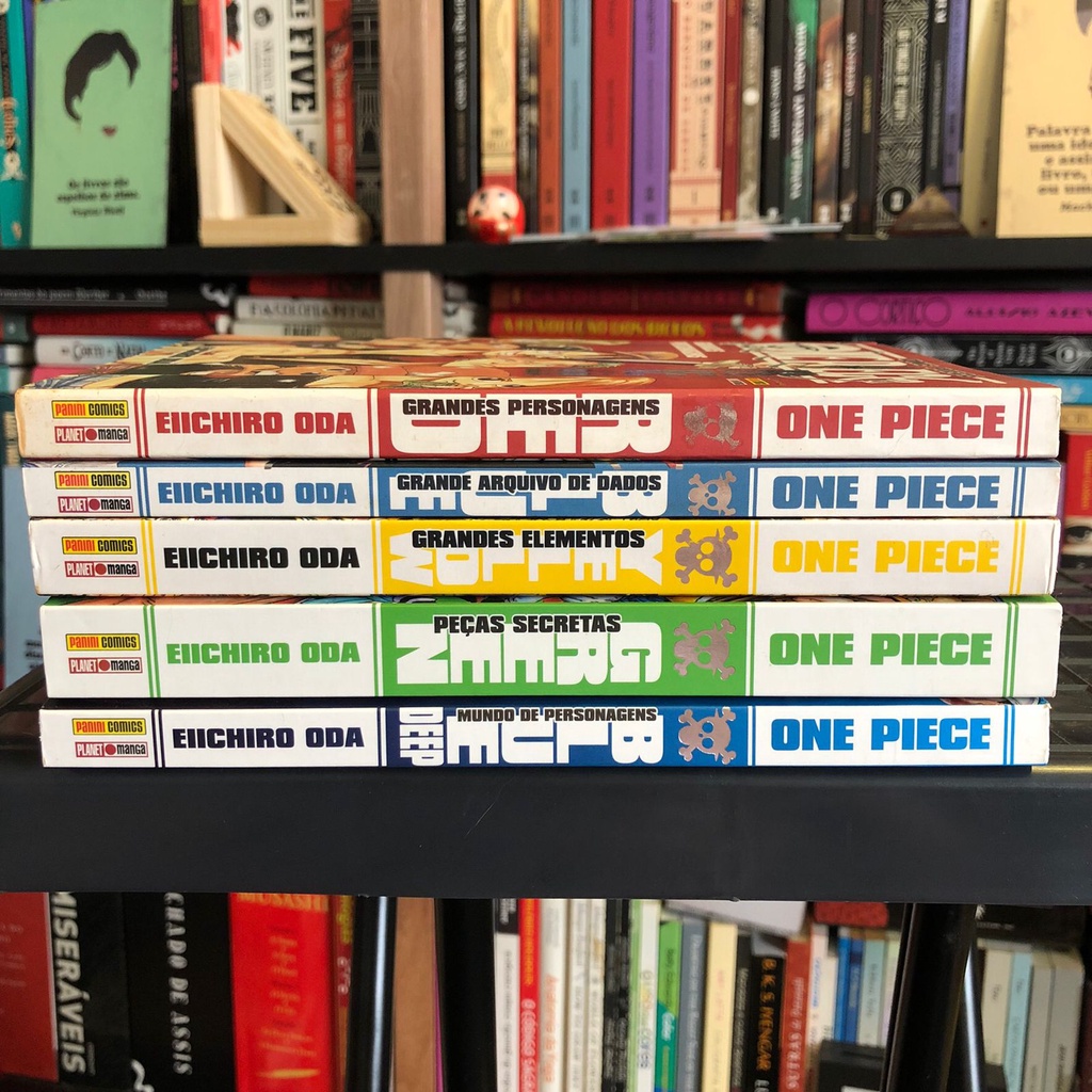 Databook One Piece Red, Blue, Yellow, Green, Deep Blue Shopee Brasil