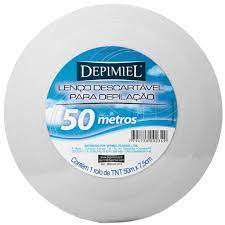 Rolo de Lenço De Tnt Descartável para Depilação Rolo - Depimiel - 50mt | LENÇO DESCARTÁVEL PARA DEPILAÇÃO DEPIMIEL 50 METROS