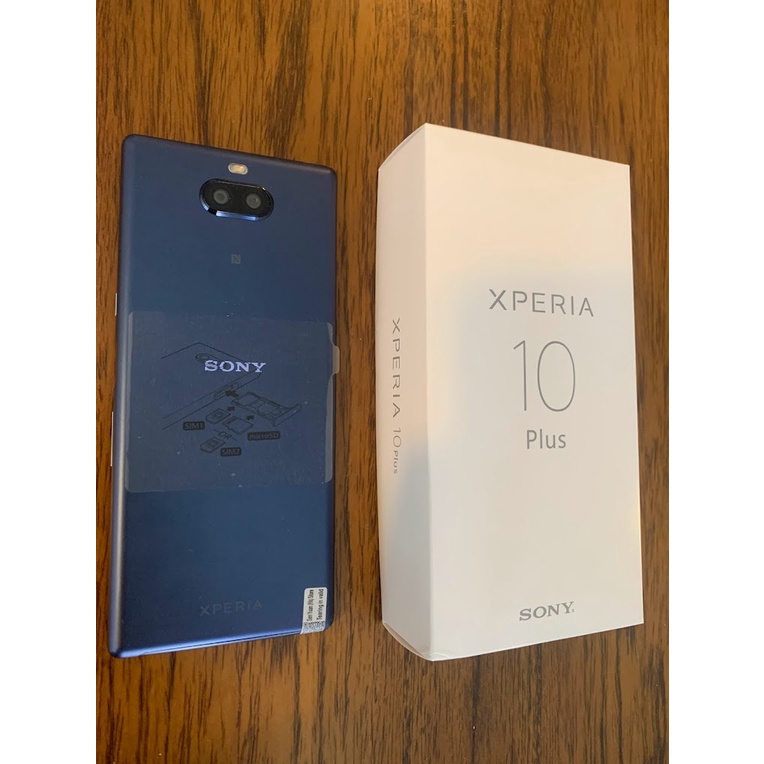 Sony Xperia 10 Plus 6.5" camera dupla Dual Sim 64 Gb Azul-marinho 4 Gb Ram tela de 6.5" touch id