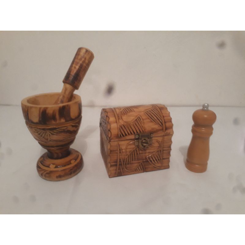 pilao kit mais  baú mais moedor de sal e pimenta ótimo preço