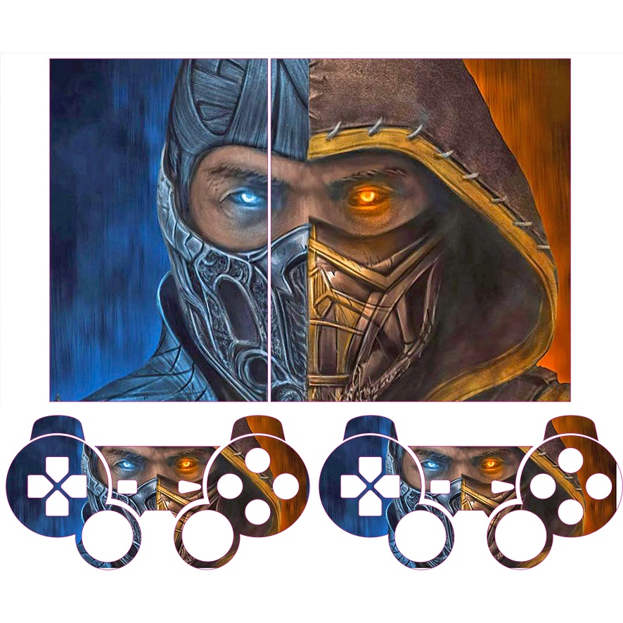 Skin Adesiva PS2 Slim - Mortal Kombat Filme 2021