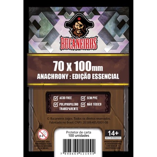 Sleeve Bucaneiros 70 x 100 mm Anachrony: Edição Essencial - 100 unidades